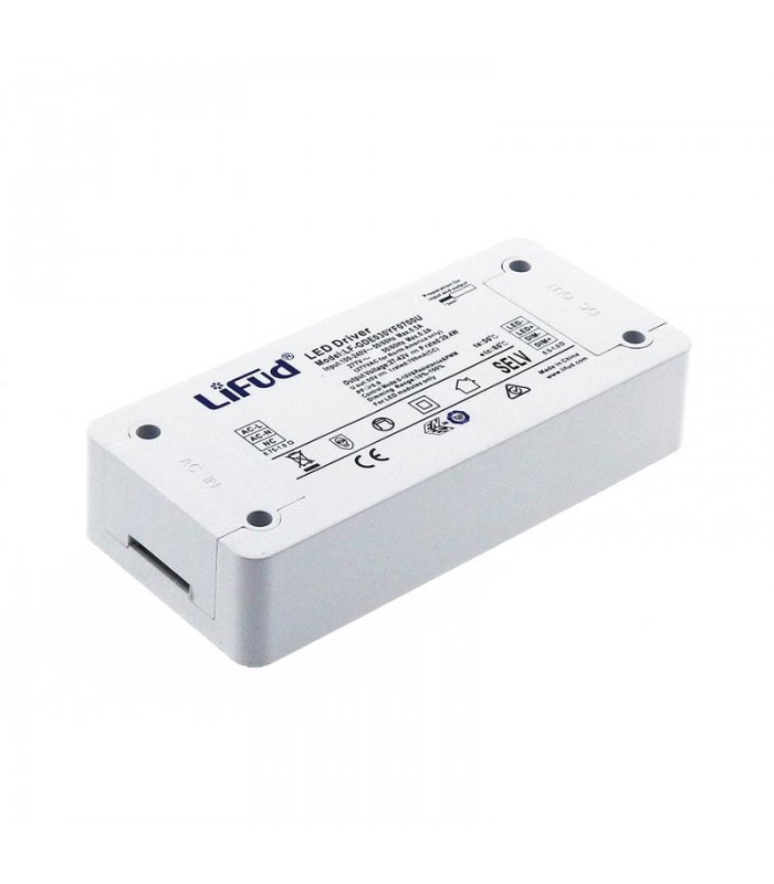 Driver LIFUD 30W OUT 27-42VDC 750mA Regulable 0-10V
