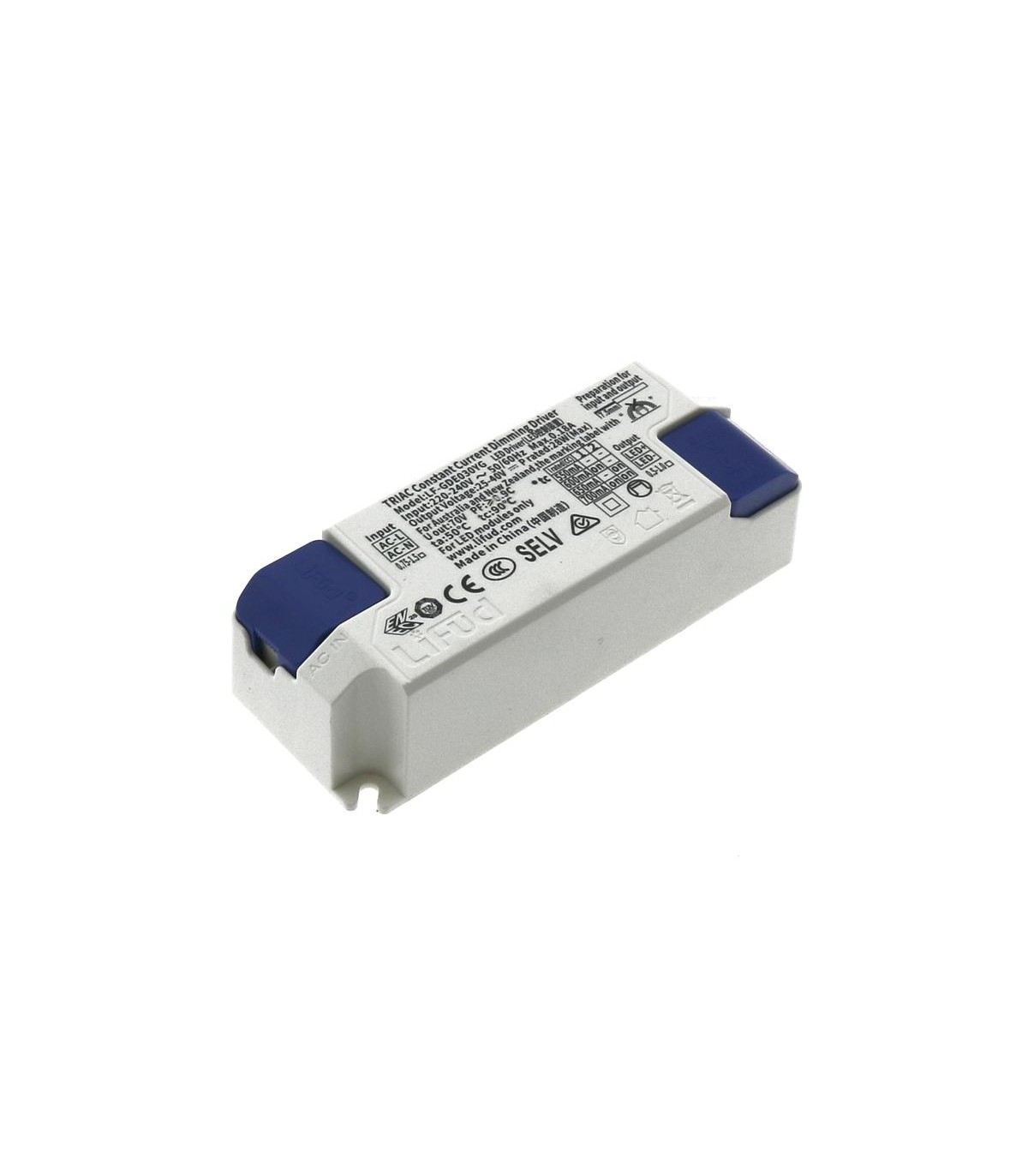 Driver LIFUD 28W Salida 25-40VDC 700mA Regulable Triac