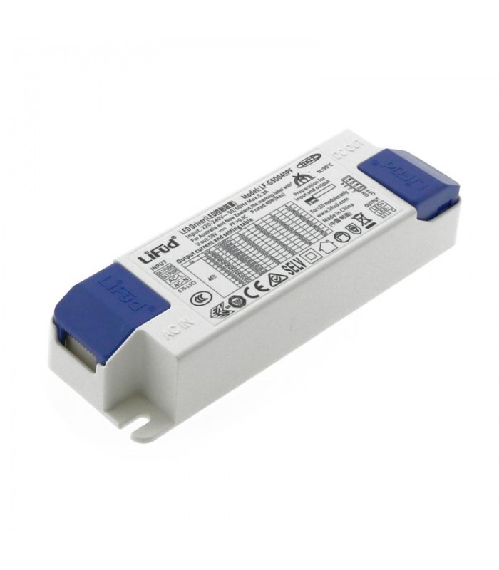 Driver LIFUD 40W OUT 20-42VDC 1050mA Regulable Dali/Push
