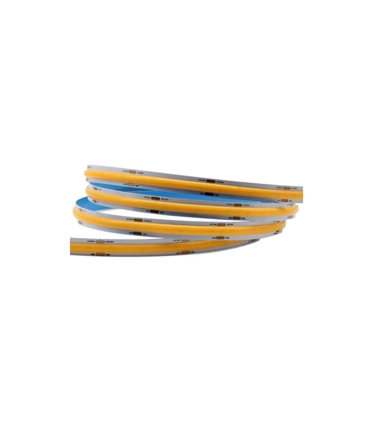 Tira Flexible COB 12W/m 1300Lm 24V IP20 5m 2700K