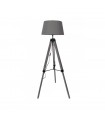 Pie Salón Julen 1xE27 Madera Gris / Negro