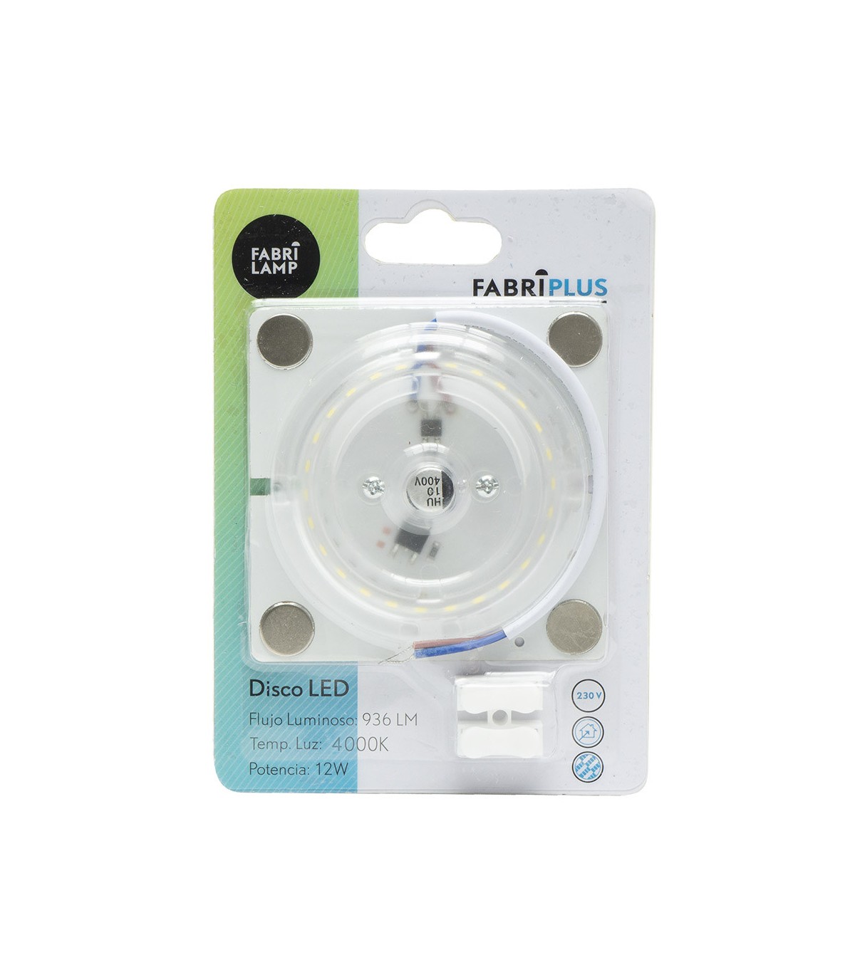Disco LED Magnético 12W 936Lm Blanco
