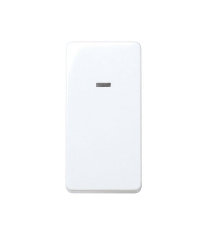Interruptor Unipolar Con Luminoso Estrecho 10AX 250V Blanco Simon 27