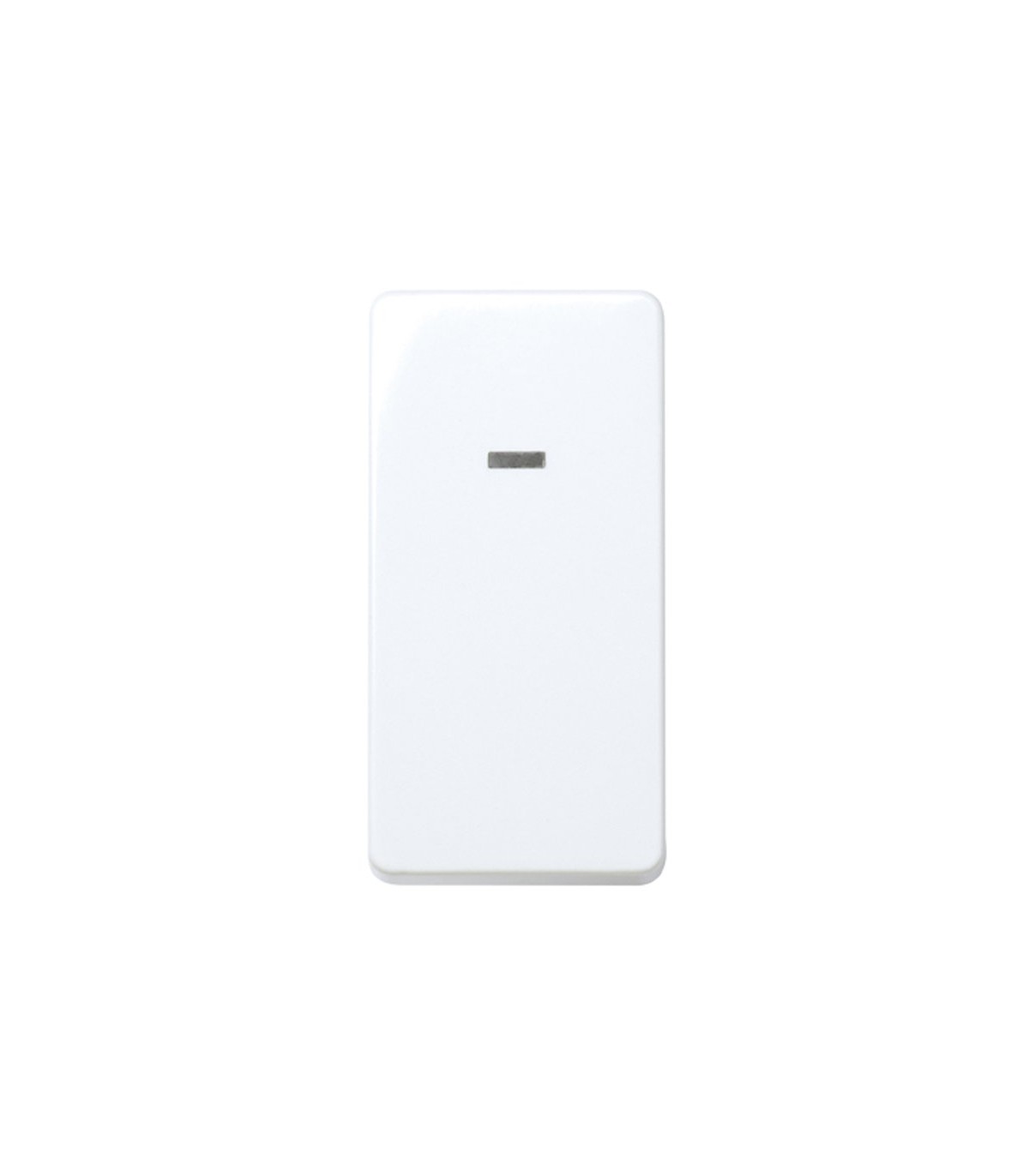 Interruptor Unipolar Con Luminoso Estrecho 10AX 250V Blanco Simon 27