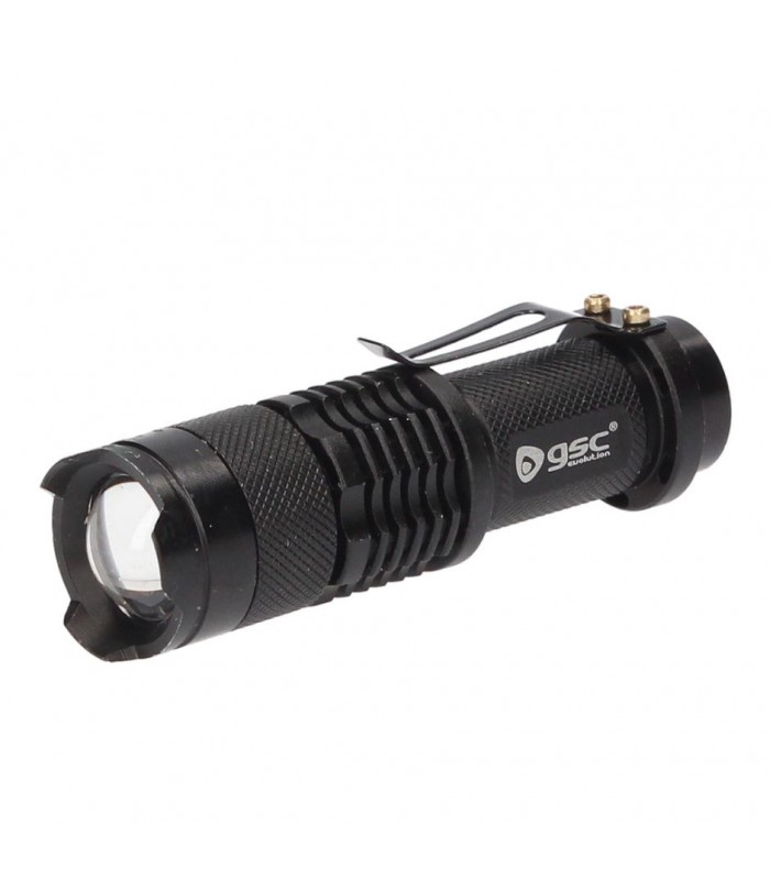 Linterna con Clip 3W 150Lm 1xAA