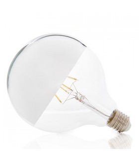 Bombilla LED decorativa 8W 700Lm 360º E27 3000K PLATA Regulable.