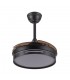 Ventilador Mbatis 48W 4800Lm 4 Aspas Negro CCT