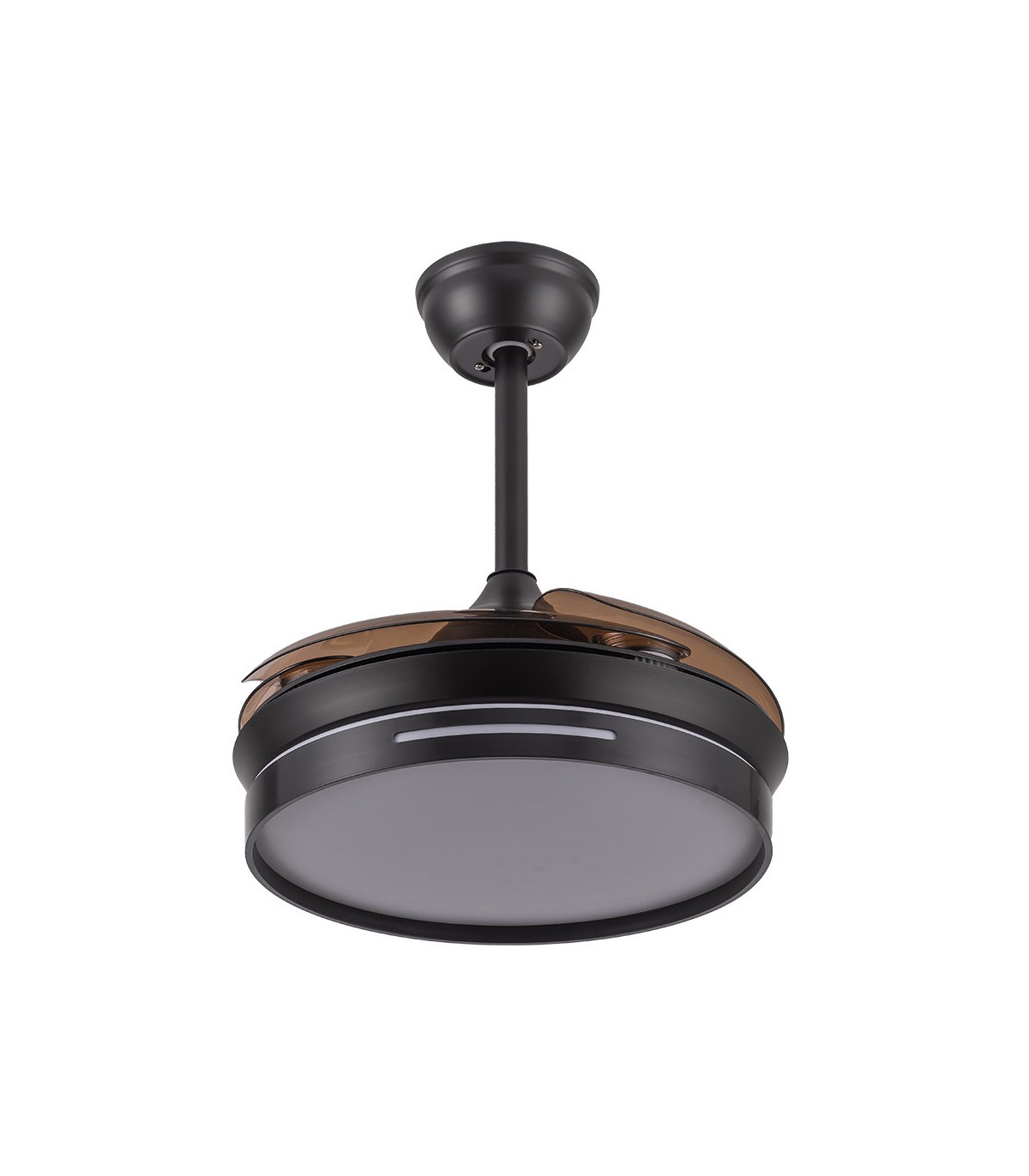 Ventilador Mbatis 48W 4800Lm 4 Aspas Negro CCT
