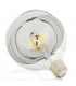 Bombilla LED decorativa 8W 700Lm 360º E27 3000K PLATA Regulable.