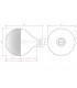 Bombilla LED decorativa 8W 700Lm 360º E27 3000K PLATA Regulable.