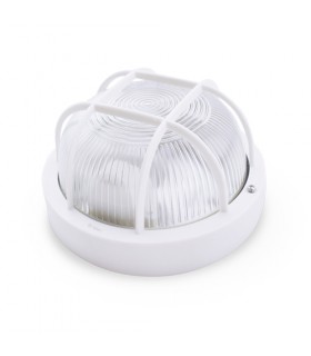 Aplique Redondo PVC 60W E27 Blanco