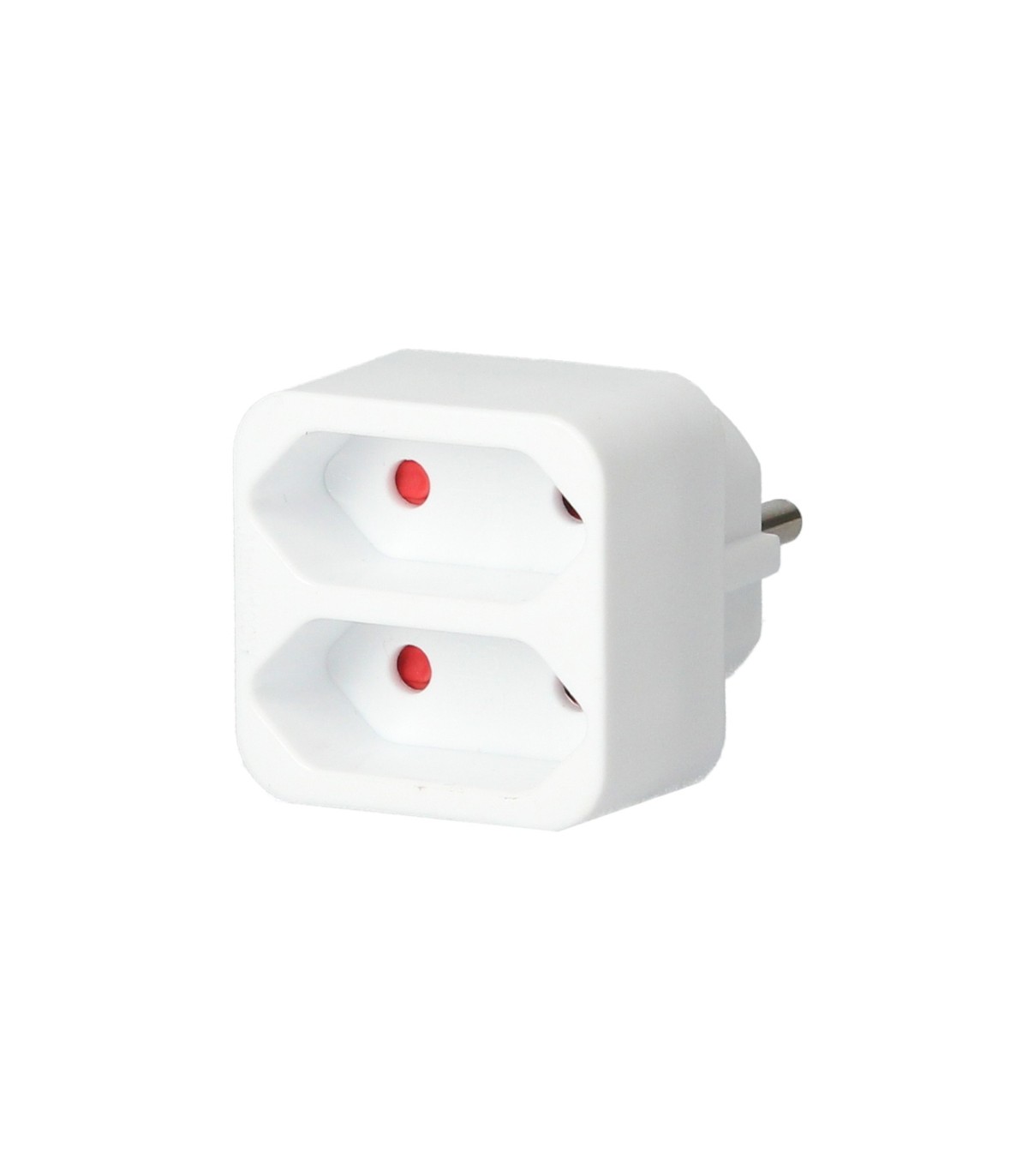 Ladrón Doble Salida Plano 2.5A 250V