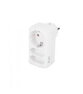 Ladrón Triple Schuko 1x16A 2x10A 250V