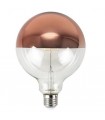 Bombilla LED decorativa 8W 700Lm 360º E27 3000K ORO ROSA Regulable.