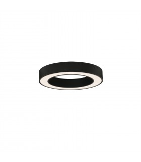 Plafón ALISO 47cm 38W 3708Lm Negro 2700K-3000K-4000K Slide Switch