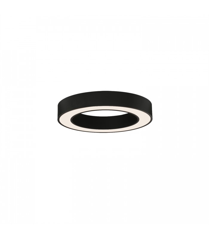Plafón ALISO 47cm 38W 3708Lm Negro 2700K-3000K-4000K Slide Switch