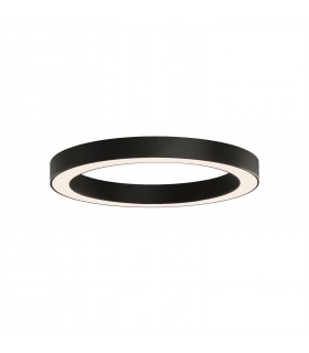 Plafón ALISO 60cm 50W 4945Lm Negro 2700K-3000K-4000K Slide Switch