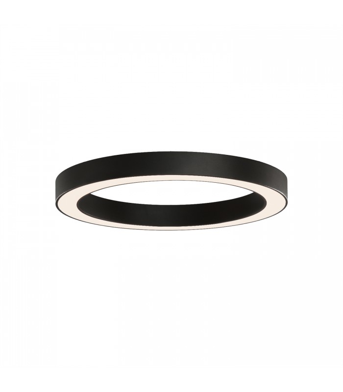 Plafón ALISO 60cm 50W 4945Lm Negro 2700K-3000K-4000K Slide Switch