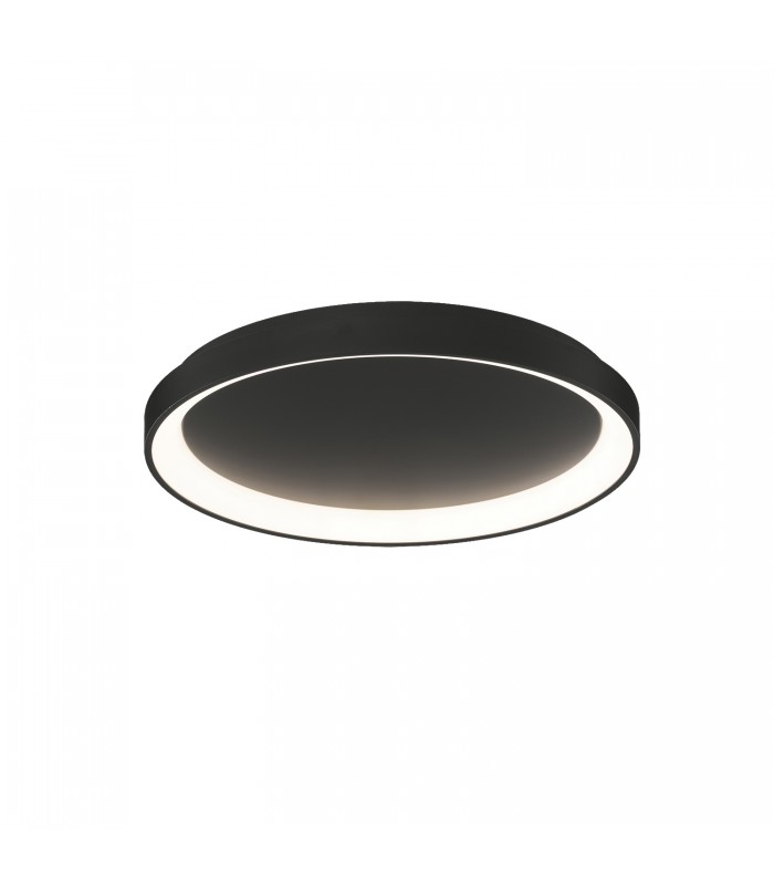 Plafón GRACE 48cm 38W 3450Lm Negro 2700K-3000K-4000K Slide Switch