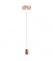 Portalámparas colgante 1xE27 1M ORO ROSA SENSATION