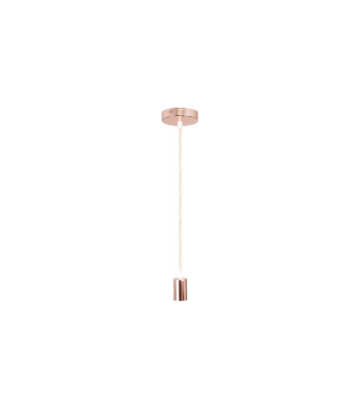 Portalámparas colgante 1xE27 1M ORO ROSA SENSATION