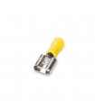 Enchufable Hembra Plano 7,4/4-6mm Amarillo 50 uds.
