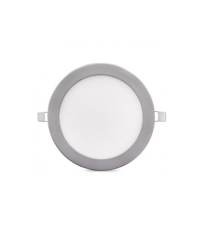 Downlight LED 20W 1.800Lm 120° IP20 Plata.