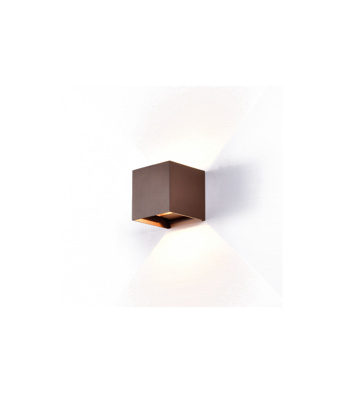 Aplique Exterior Davos Corten 12W 1100Lm 3000K
