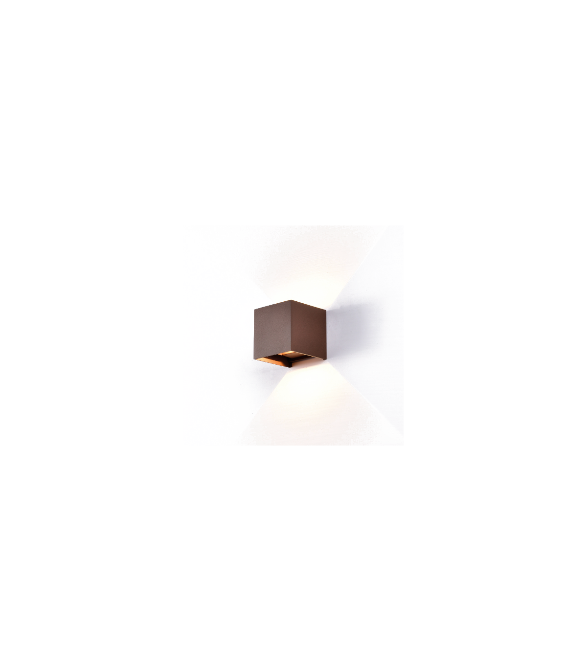Aplique Exterior Davos Corten 12W 1100Lm 3000K