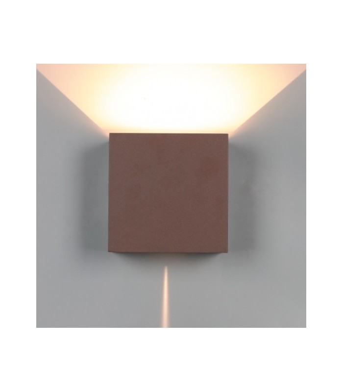 Aplique Exterior Davos Corten 12W 1100Lm 3000K