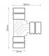 Conector T Tira LED 10Mm 12V/24V Monocolor