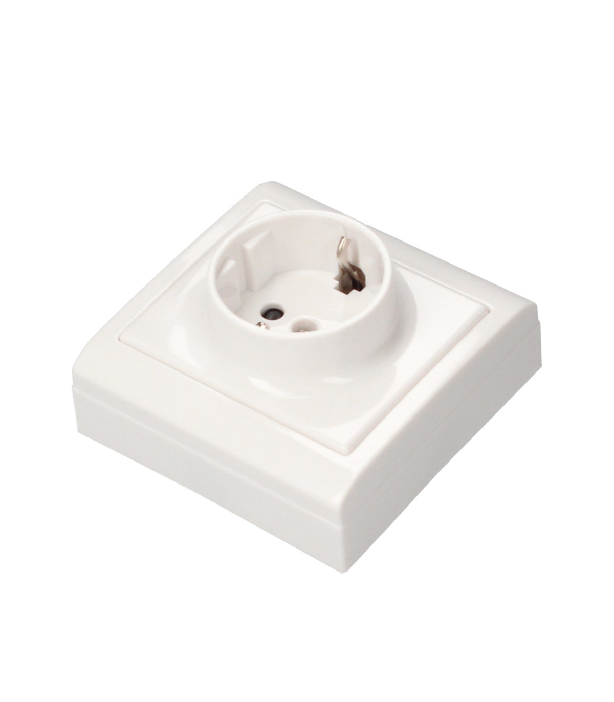 Base Superficie Schuko 2P + TT 16A 250V