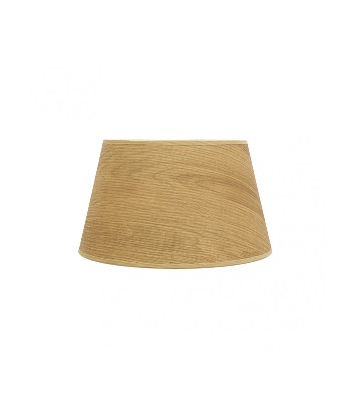 Pantalla Lámpara Salma E27 Madera Clara Cónica