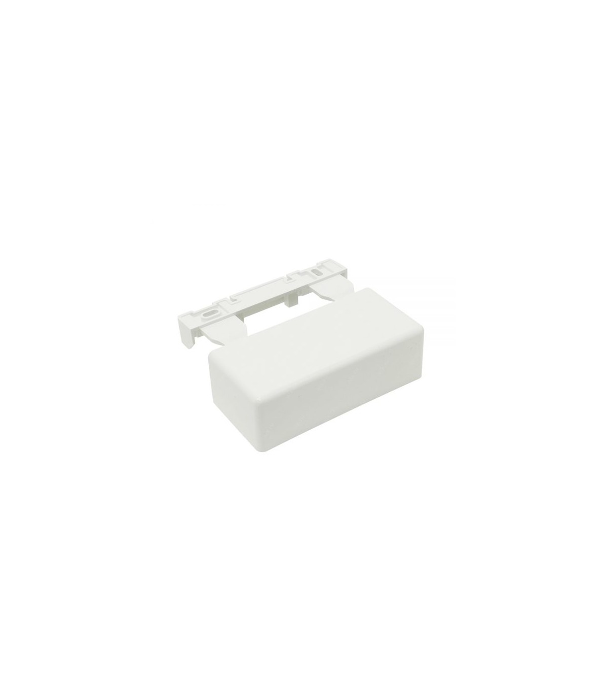 Tope para Canal  PVC 110x50 Blanco