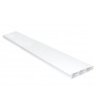 Canal de Zócalo PVC 110x20mm Blanco Serie10 -Metro-
