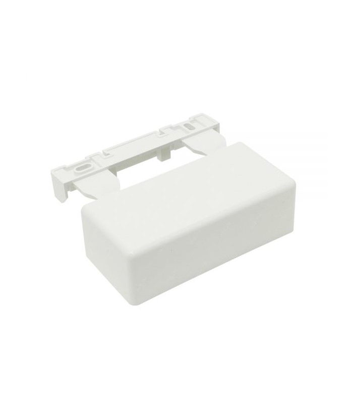 Tope para Canal  PVC 90x50 Blanco