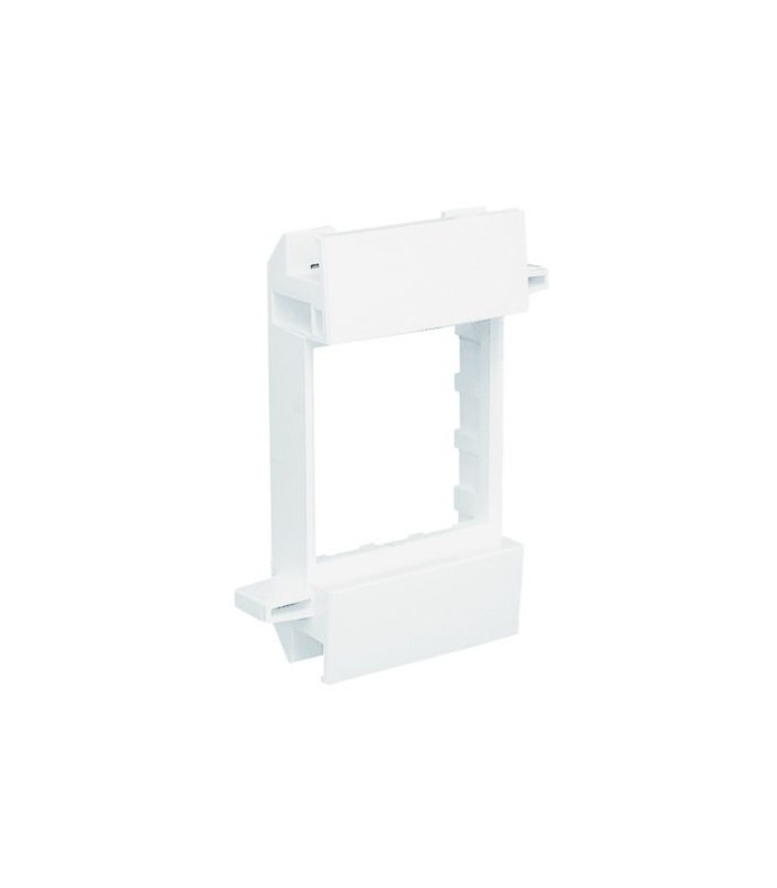 Tapa para Adaptador Modular Q45 Canal L75 Intermedio Serie 10 Blanco
