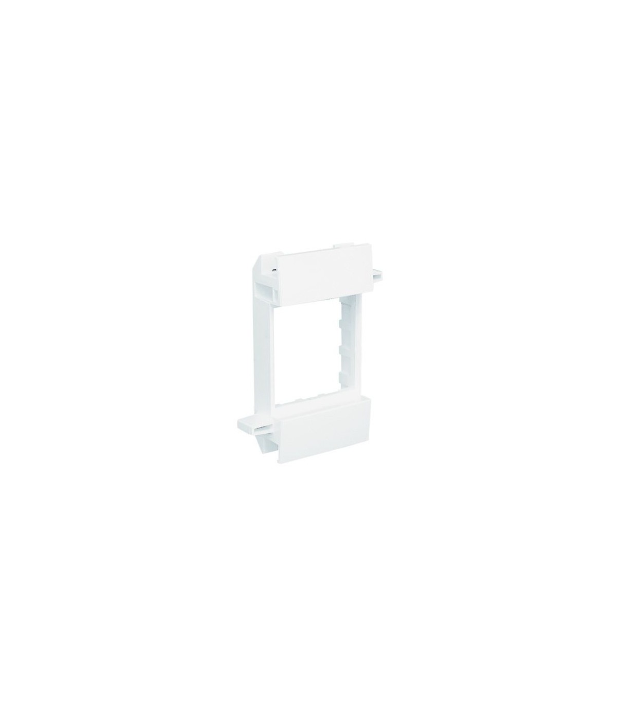 Tapa para Adaptador Modular Q45 Canal L75 Intermedio Serie 10 Blanco