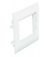 Adaptador Q45 Canal con Tapa L60/75 Serie 10 Blanco