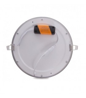 Downlight LED 20W 1.800Lm 120° IP20 Plata.