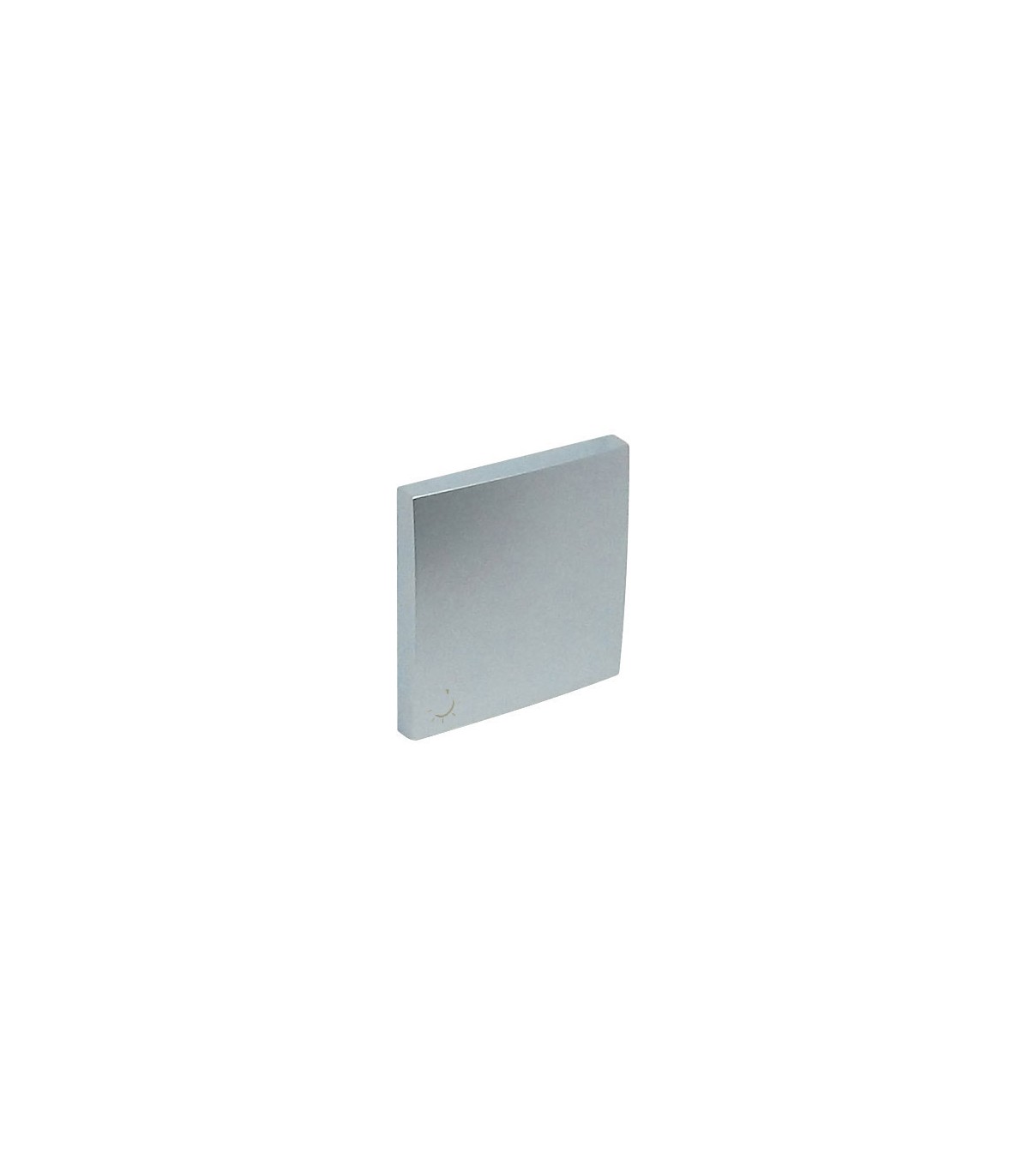 Tecla Pulsador Luz Aluminio Logus 90