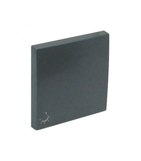 Tecla Pulsador Luz Gris Logus 90