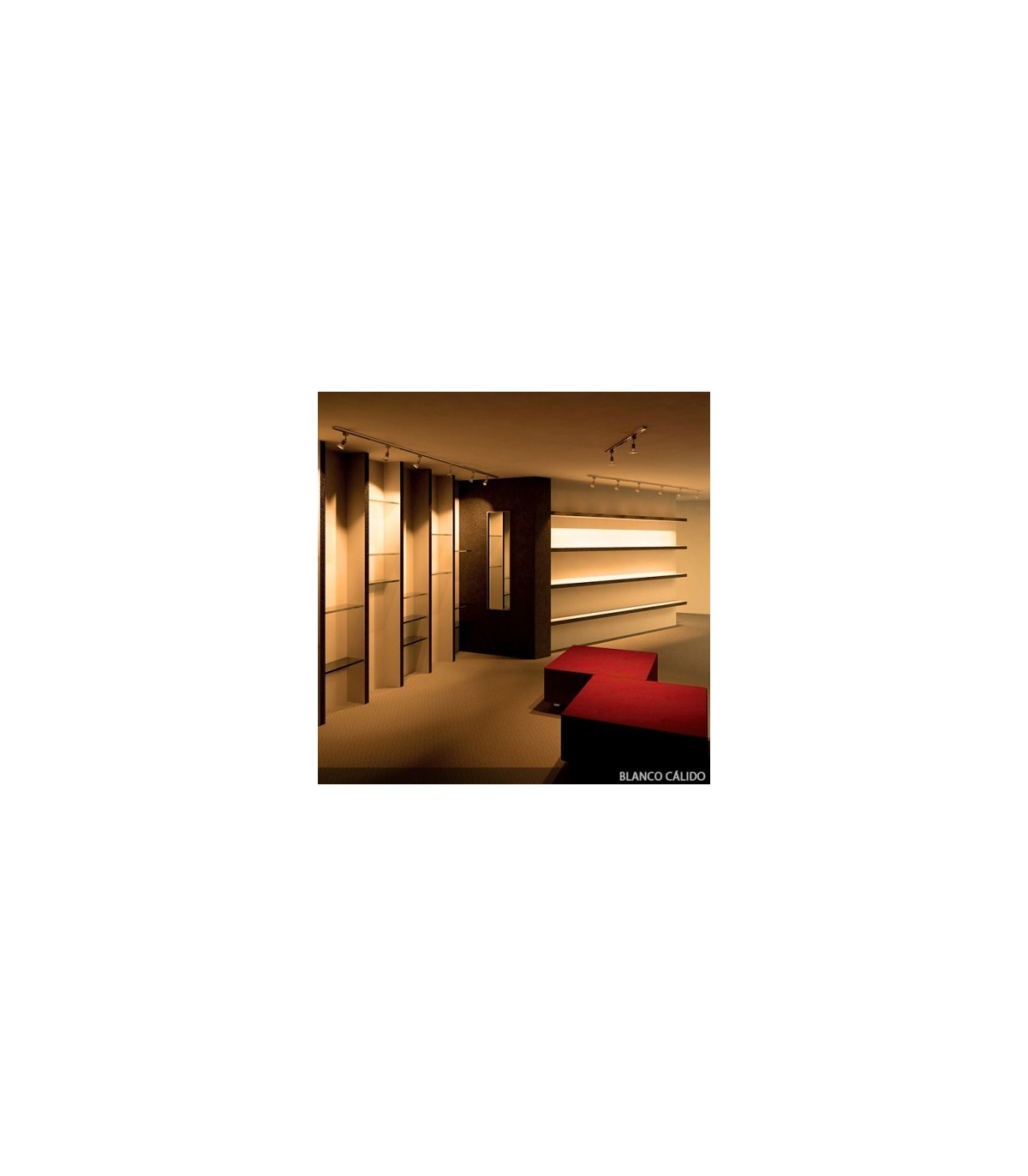 Dicroica GU10 7W  660Lm 60º PAR20 Ø60MM IP20
