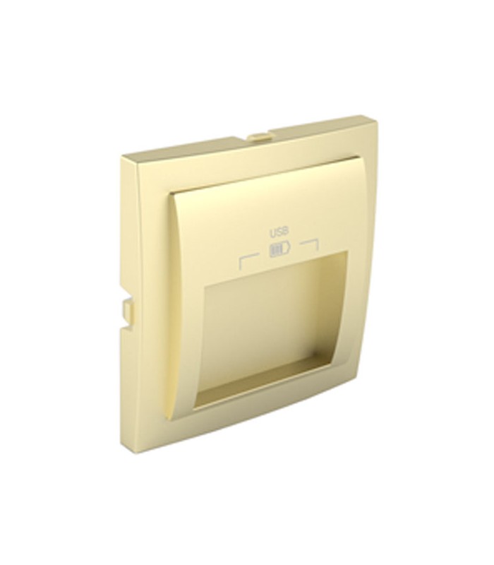 Tapa Cargador USB Marfil Logus 90