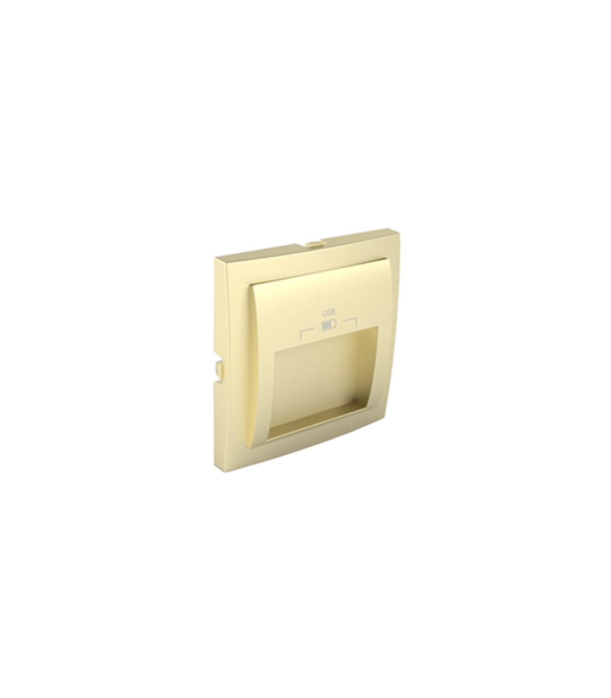 Tapa Cargador USB Marfil Logus 90