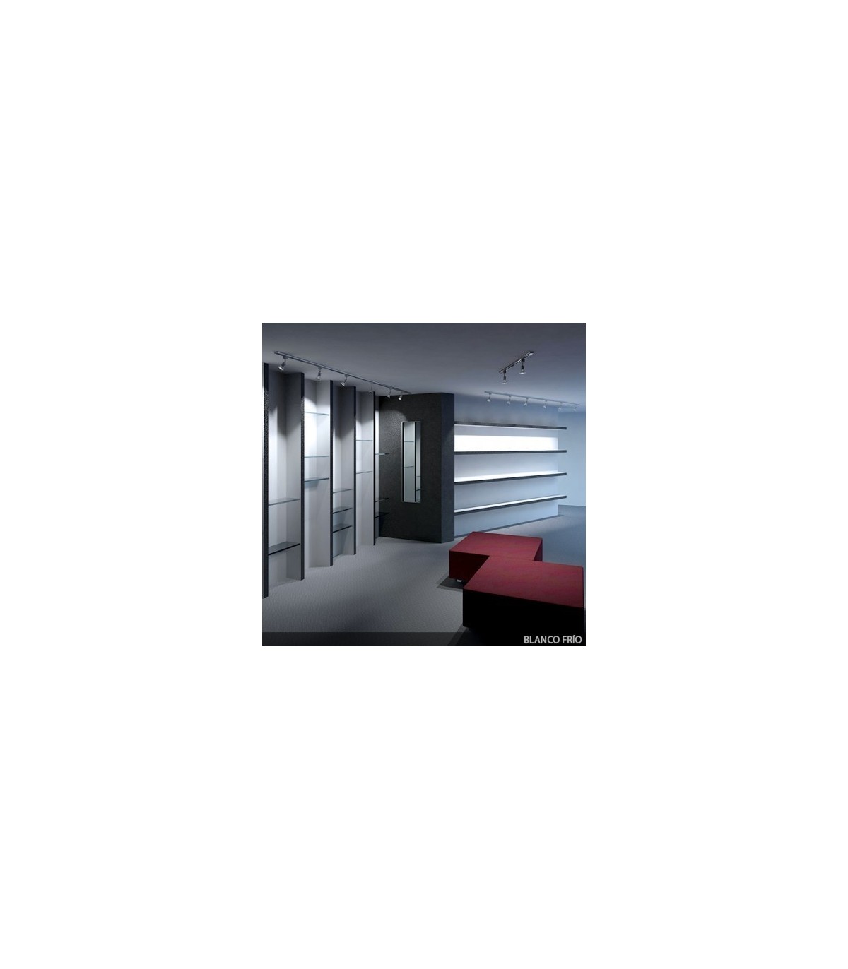 Dicroica GU10 7W  660Lm 60º PAR20 Ø60MM IP20