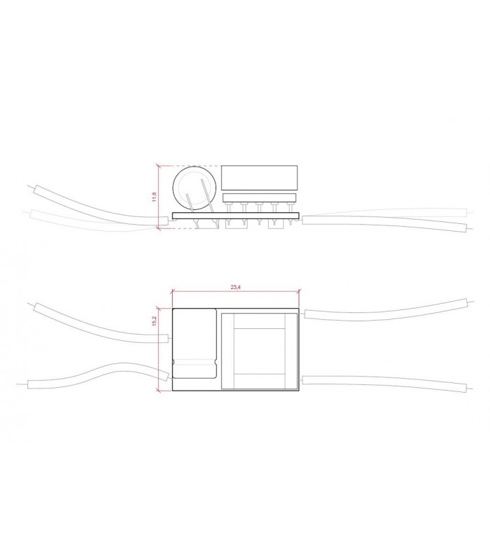Driver LED para integrar 4-5W 12-16V 280-300mA