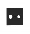 Tapa Toma TV-SAT Negro Mate Logus 90