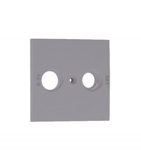 Tapa Toma TV-SAT Aluminio Logus 90