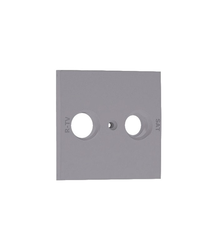 Tapa Toma TV-SAT Aluminio Logus 90